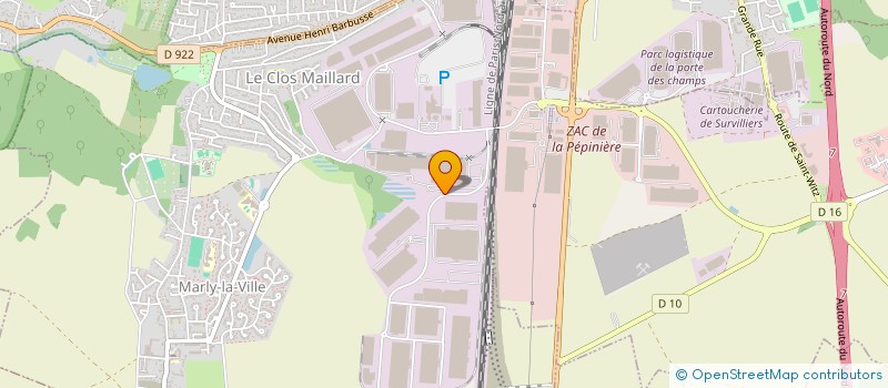 localisation de l'entreprise HIVE FC PAR1 à MARLY-LA-VILLE