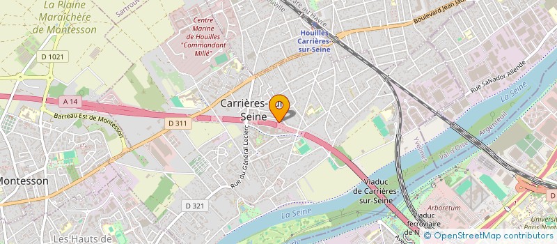 localisation de l'entreprise HIVE'INK DS  CARRIERES-SUR-SEINE