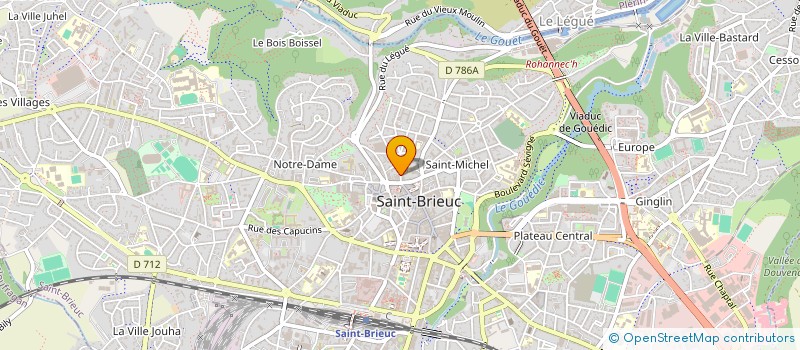 localisation de l'entreprise HIVE OF ACTIVY à SAINT-BRIEUC