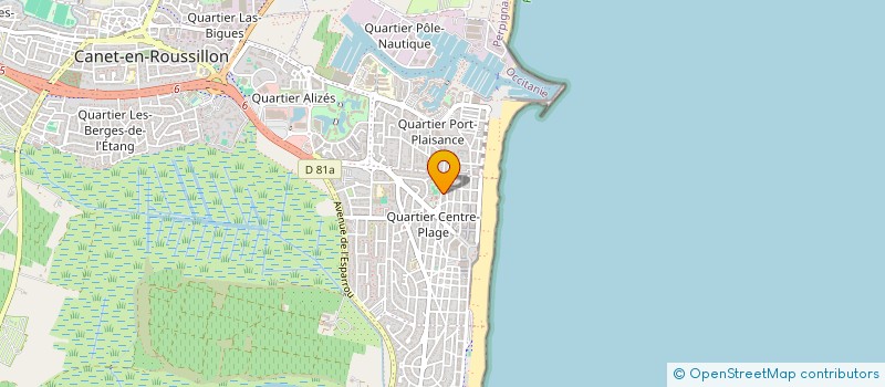 localisation de l'entreprise HIVE SUD  CANET-EN-ROUSSILLON