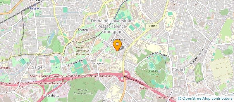 localisation de l'entreprise HIVENTIVE à PESSAC