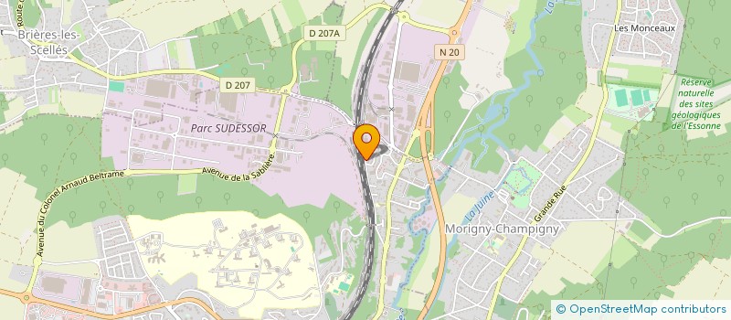 localisation de l'entreprise HIVENTS GROUP  ETAMPES