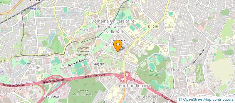 localisation de l'entreprise HIVEONE  PESSAC