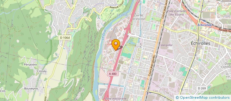 localisation de l'entreprise HIVERNA  ECHIROLLES