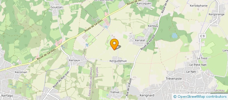 localisation de l'entreprise HIVERNAGE DU MENGUEN  SARZEAU