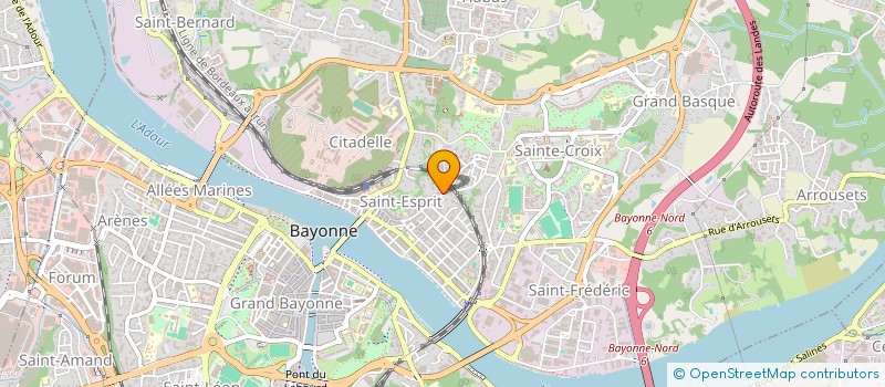 localisation de l'entreprise HIVERNALE BAIGURA  BAYONNE