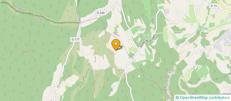 localisation de l'entreprise HIVERNAT  GORDES