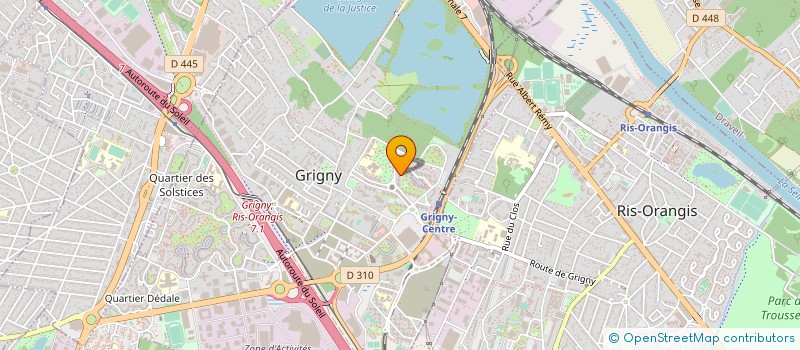 localisation de l'entreprise HIVERT à GRIGNY