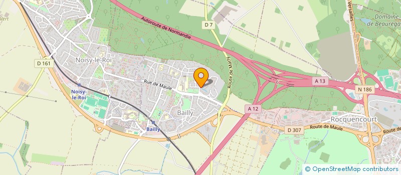 localisation de l'entreprise HIVERT HABITAT  BAILLY