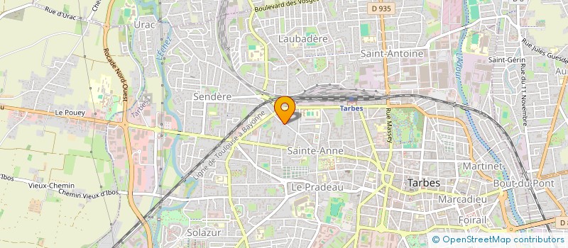 localisation de l'entreprise HIVET HOLDING  TARBES