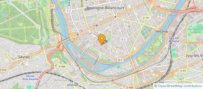 localisation de l'entreprise HIVORY à BOULOGNE-BILLANCOURT