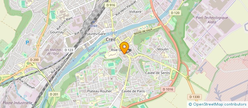 localisation de l'entreprise HIWAD SUPERMARKET  CREIL