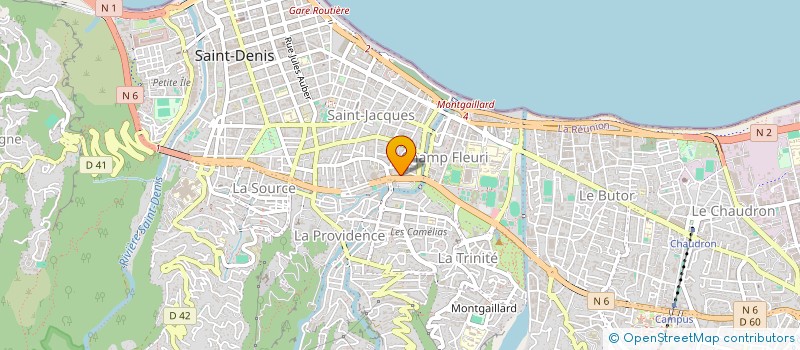 localisation de l'entreprise HIYARI EL WATOINI à SAINT-DENIS