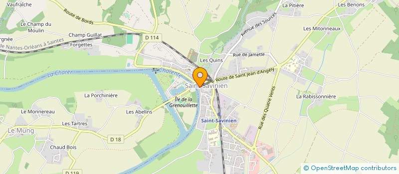 localisation de l'entreprise HIYORI & CO  SAINT-SAVINIEN