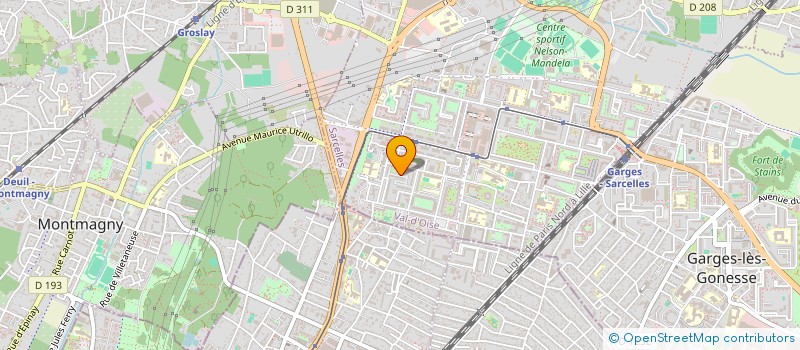 localisation de l'entreprise HIZ  SARCELLES