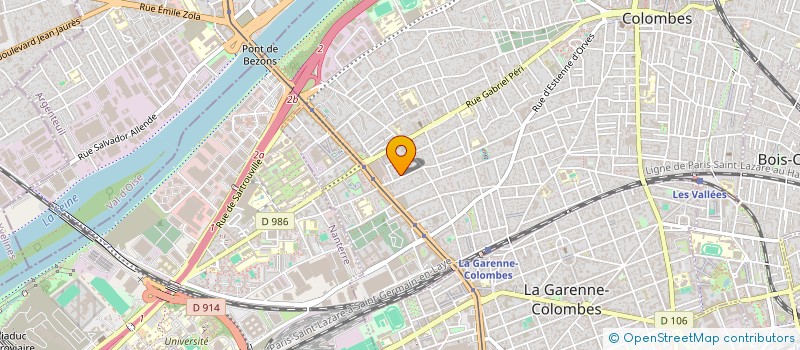 localisation de l'entreprise HIZEMKAZMI  COLOMBES