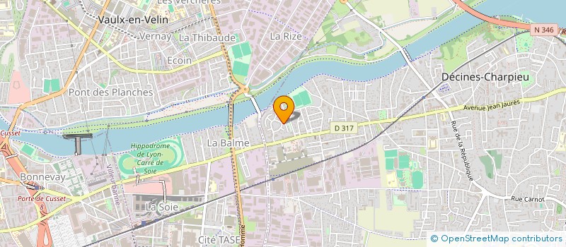 localisation de l'entreprise HIZIR  DECINES-CHARPIEU