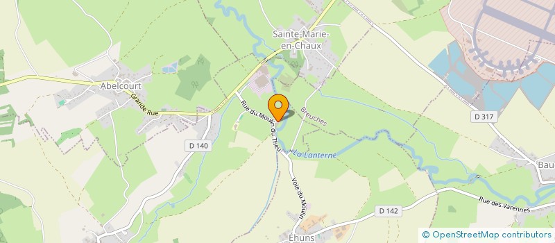 localisation de l'entreprise HJ  VILLERS-LES-LUXEUIL