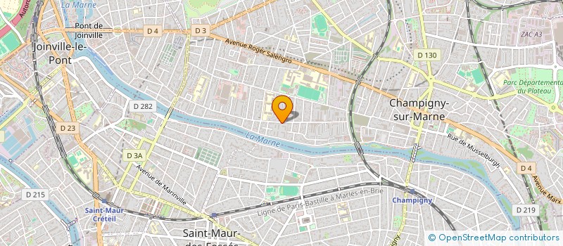 localisation de l'entreprise HJ AND YOU  CHAMPIGNY-SUR-MARNE