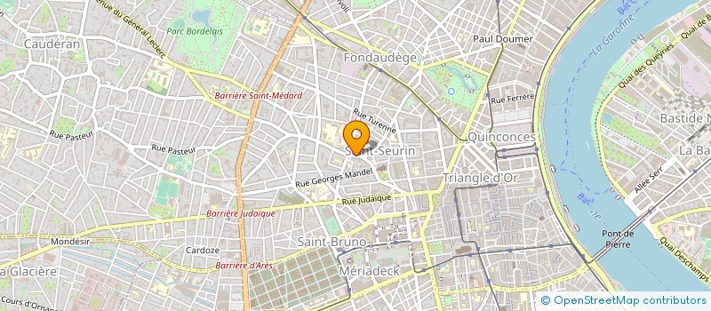 localisation de l'entreprise HJ CASABON SA ASSUREURS CONSEILS à BORDEAUX