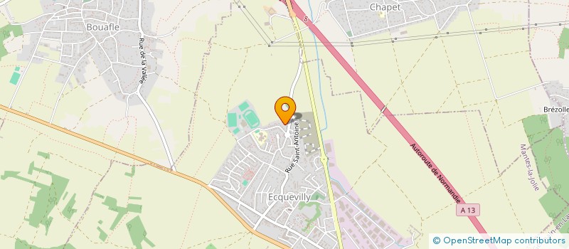 localisation de l'entreprise HJ&CO  ECQUEVILLY