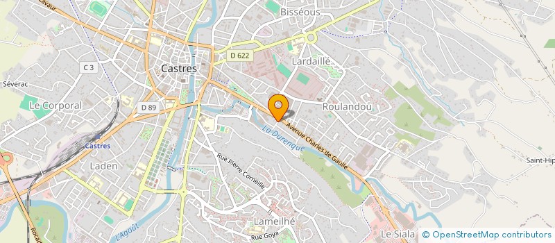 localisation de l'entreprise HJ IMMO  CASTRES