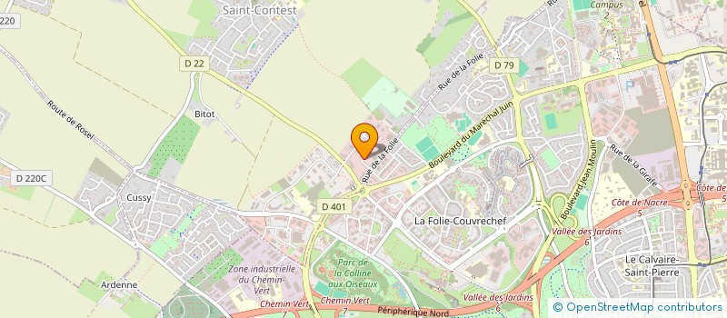 localisation de l'entreprise HJ SERVICE SPORT à SAINT-CONTEST