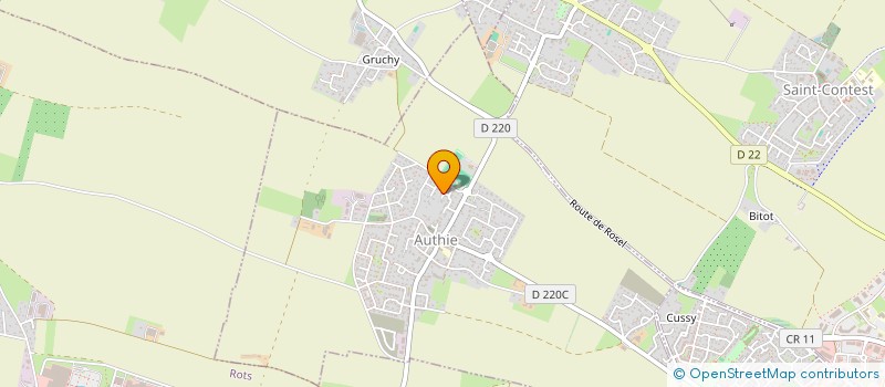 localisation de l'entreprise HJ TM  AUTHIE