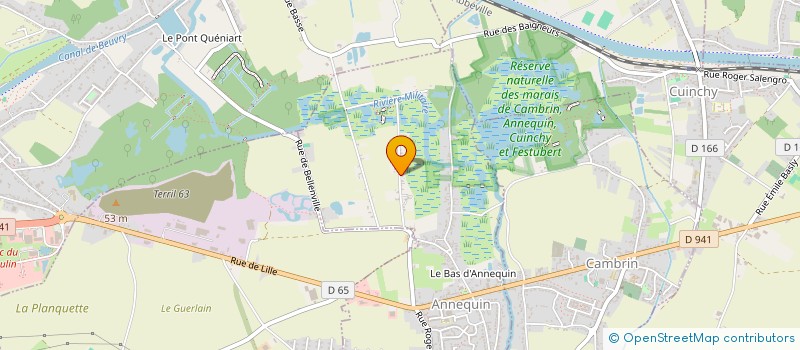 localisation de l'entreprise HJ4L  ANNEQUIN