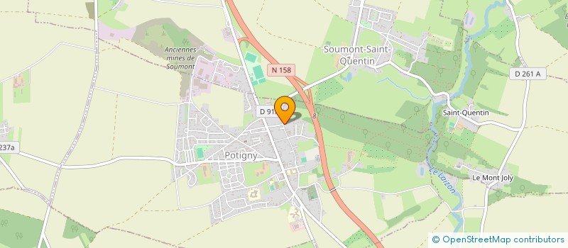 localisation de l'entreprise HJA  POTIGNY