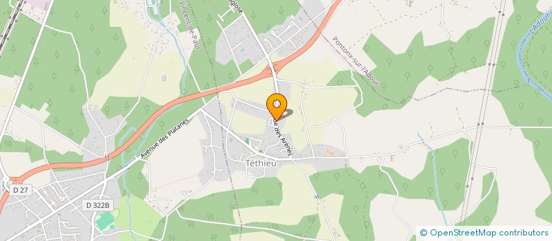 localisation de l'entreprise HJB  TETHIEU