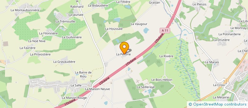 localisation de l'entreprise HJB BATI à CARQUEFOU