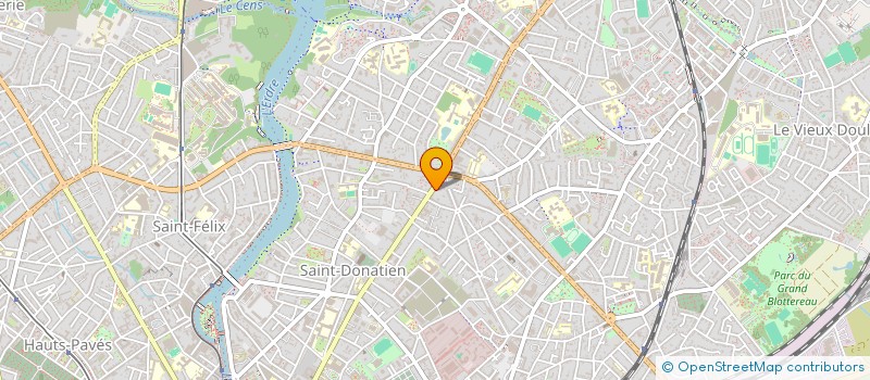 localisation de l'entreprise HJB.CAB à NANTES