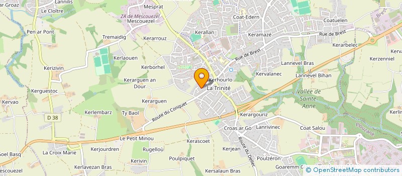localisation de l'entreprise HJBA à LOCMARIA-PLOUZANE