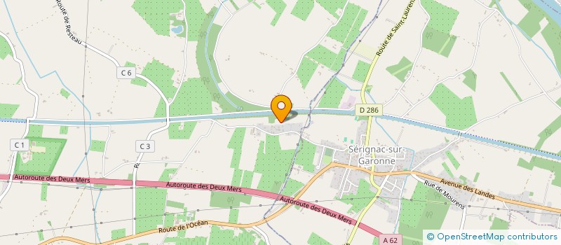 localisation de l'entreprise HJC  MONTESQUIEU