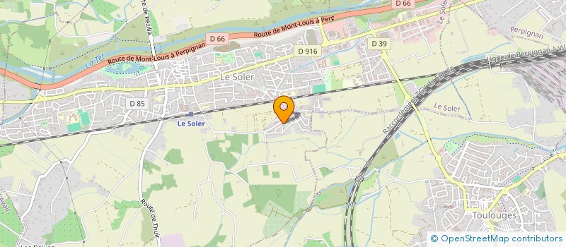 localisation de l'entreprise HJC IMMO  LE SOLER