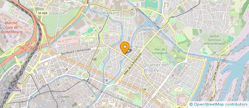 localisation de l'entreprise HJL BUILDING  STRASBOURG