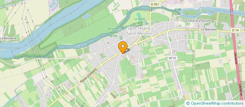 localisation de l'entreprise HJLC  SAINT-HILAIRE-SAINT-MESMIN