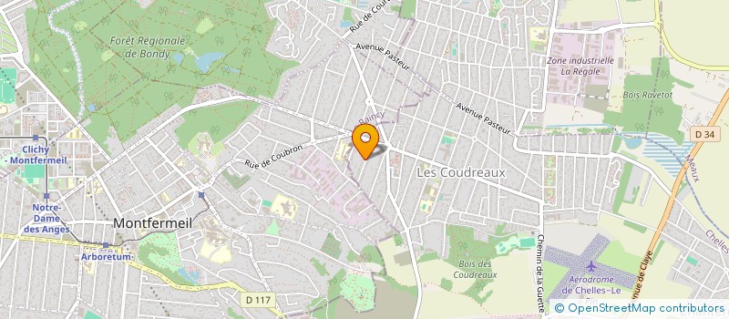 localisation de l'entreprise HJM  CHELLES