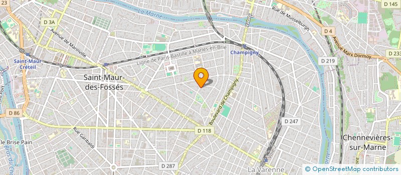 localisation de l'entreprise HJM à SAINT-MAUR-DES-FOSSES