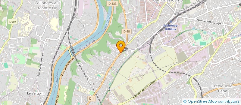 localisation de l'entreprise HJOURDAN  CALUIRE-ET-CUIRE