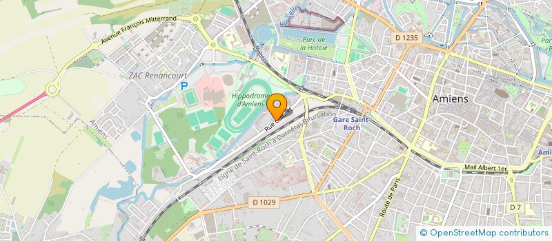 localisation de l'entreprise HJP IMMOBILIER à AMIENS