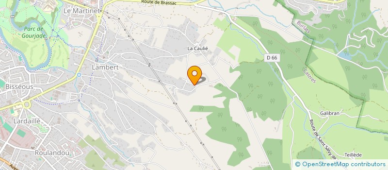 localisation de l'entreprise HJPL'IMMO  CASTRES