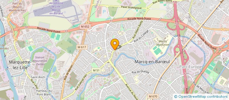localisation de l'entreprise HJS GROUP à MARCQ-EN-BARŒUL