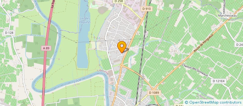 localisation de l'entreprise HJS GROUPE à LIBOURNE