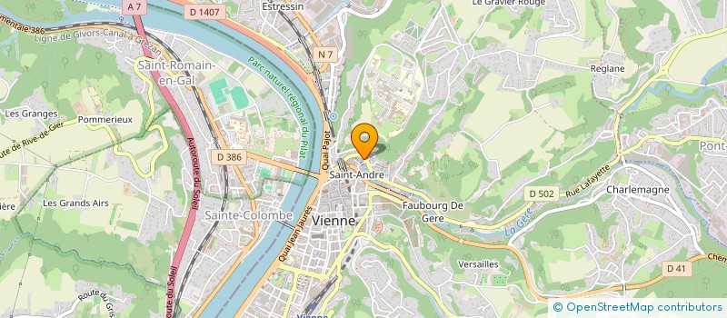 localisation de l'entreprise HJT COMPANY  VIENNE