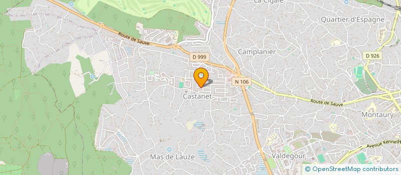 localisation de l'entreprise HJV CYCLES  NIMES