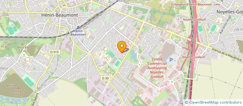 localisation de l'entreprise HK-01 à HENIN-BEAUMONT