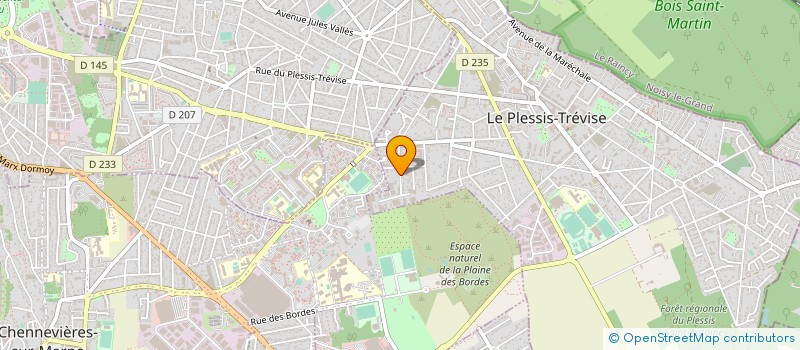 localisation de l'entreprise HK  LE PLESSIS-TREVISE
