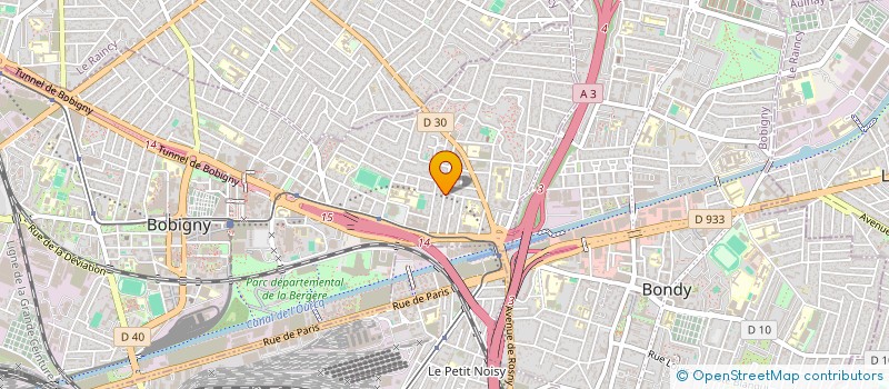 localisation de l'entreprise HK  BOBIGNY